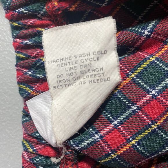 BONNIE JEAN Girls Skirt A-Line Maxi Plaid Holiday Christmas Red Green Size 12 - Picture 8 of 8